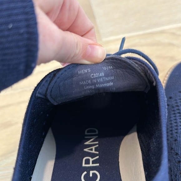 Cole Haan GrandPro Knit Runner Sneakers in Navy Blue Size 10.5 - Picture 6 of 8